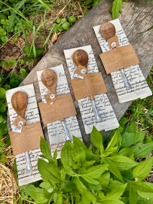 Thanksgiving Recipe Spoon &amp; Towel Set