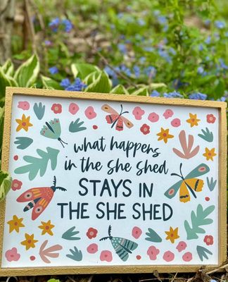 What Happens in the She Shed