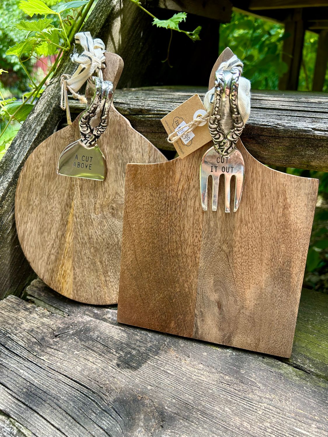 Cheese Paddle Board &amp; Utensil Set