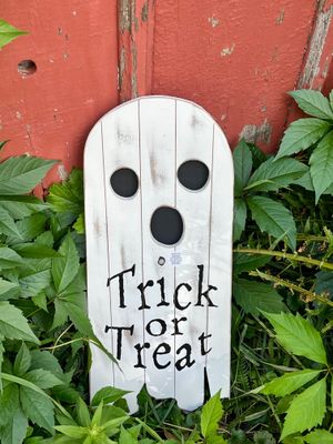 Ghost Wood LED Door Hanger 