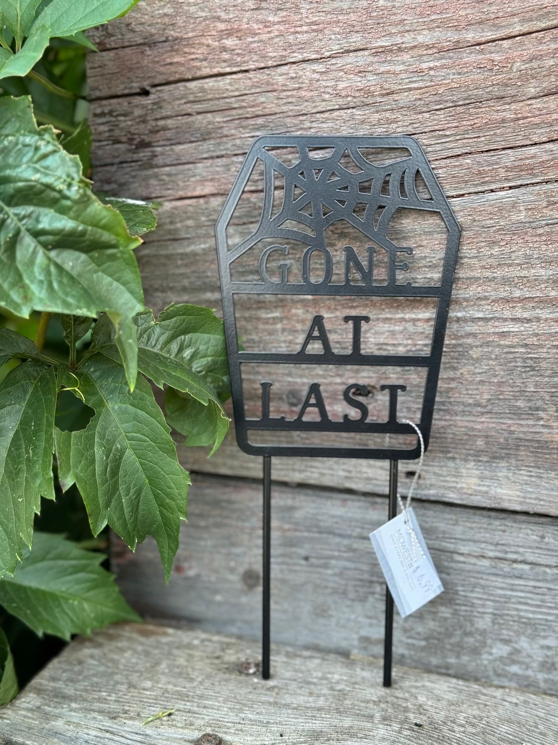 Halloween Metal Message Signs