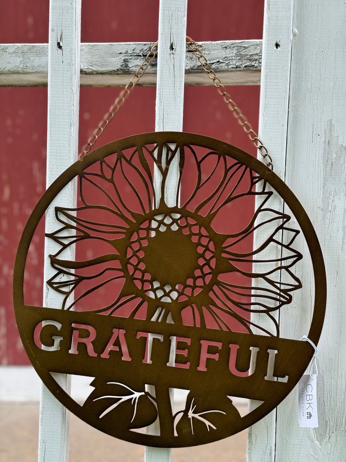Iron Sunflower Hanging