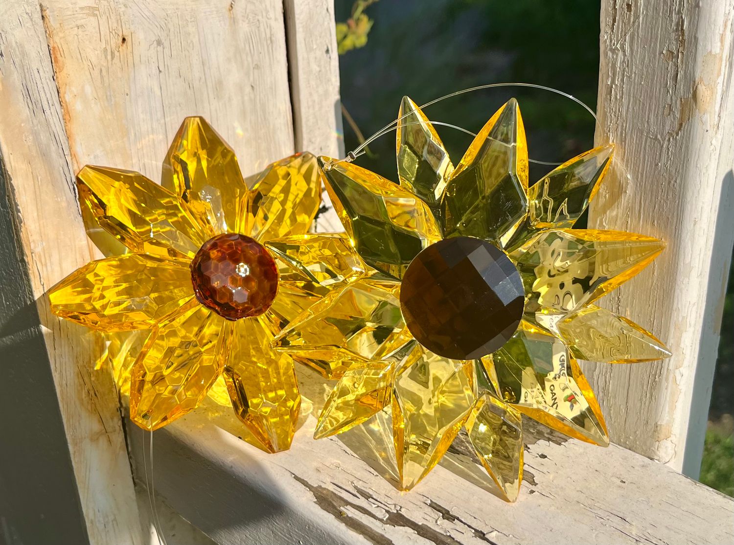 4.5&quot; Sunflower Acrylic Ornament