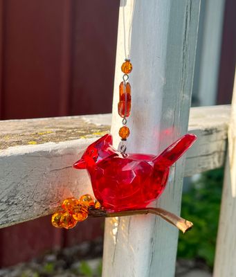 Autumn Cardinal Ornament