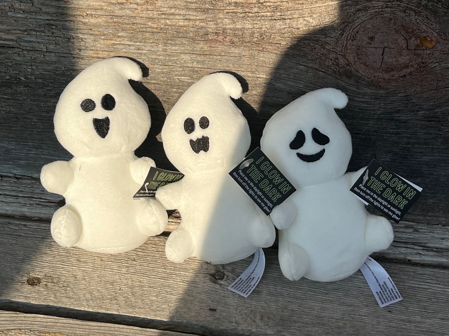 4&quot; Glow in the Dark Plush Ghosts 