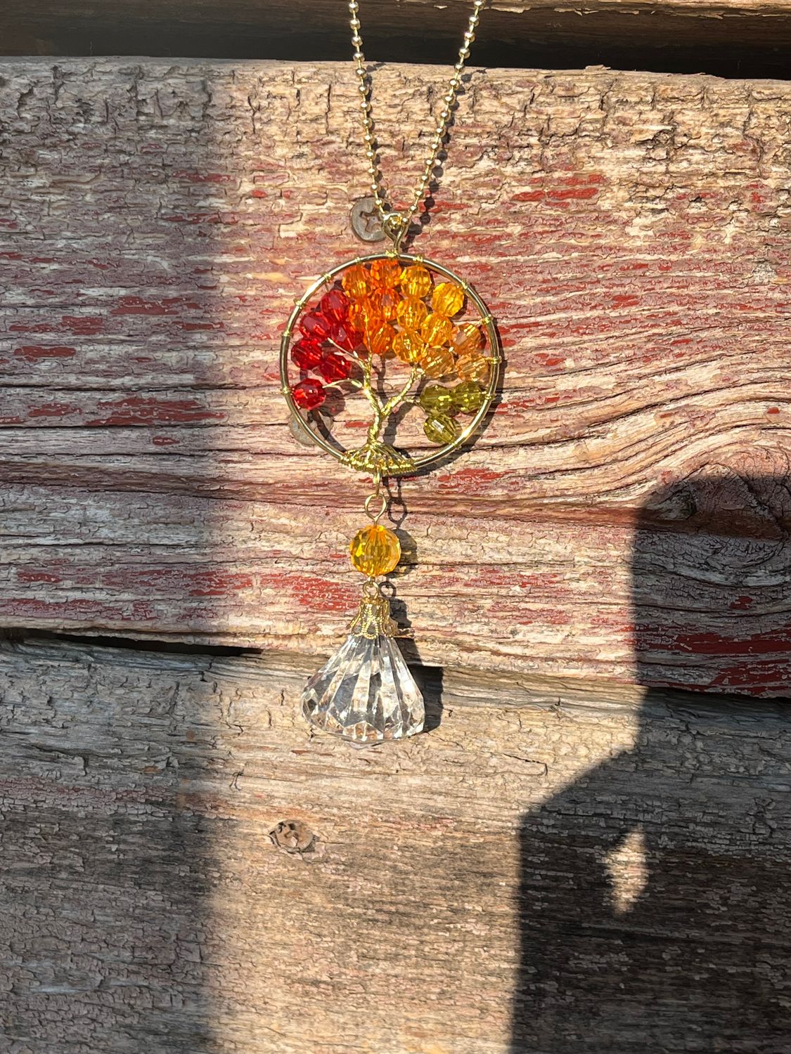Autumn Tree Of Life Charm
