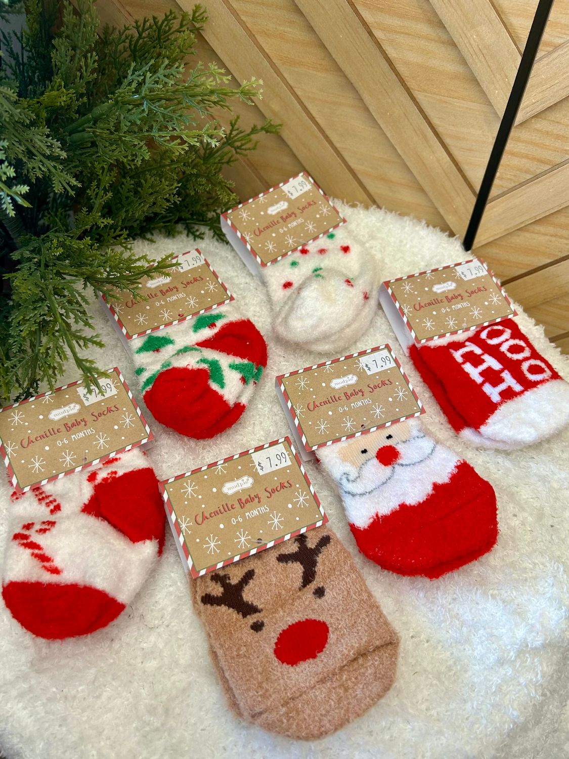 Christmas 0-6 Month Baby Socks