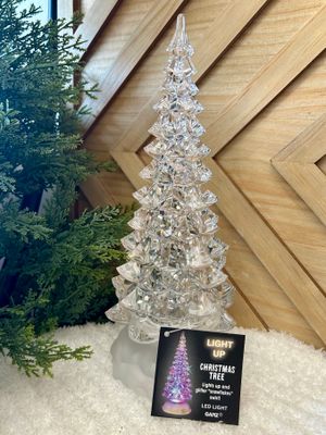 Light Up Swirling Glitter  Tree