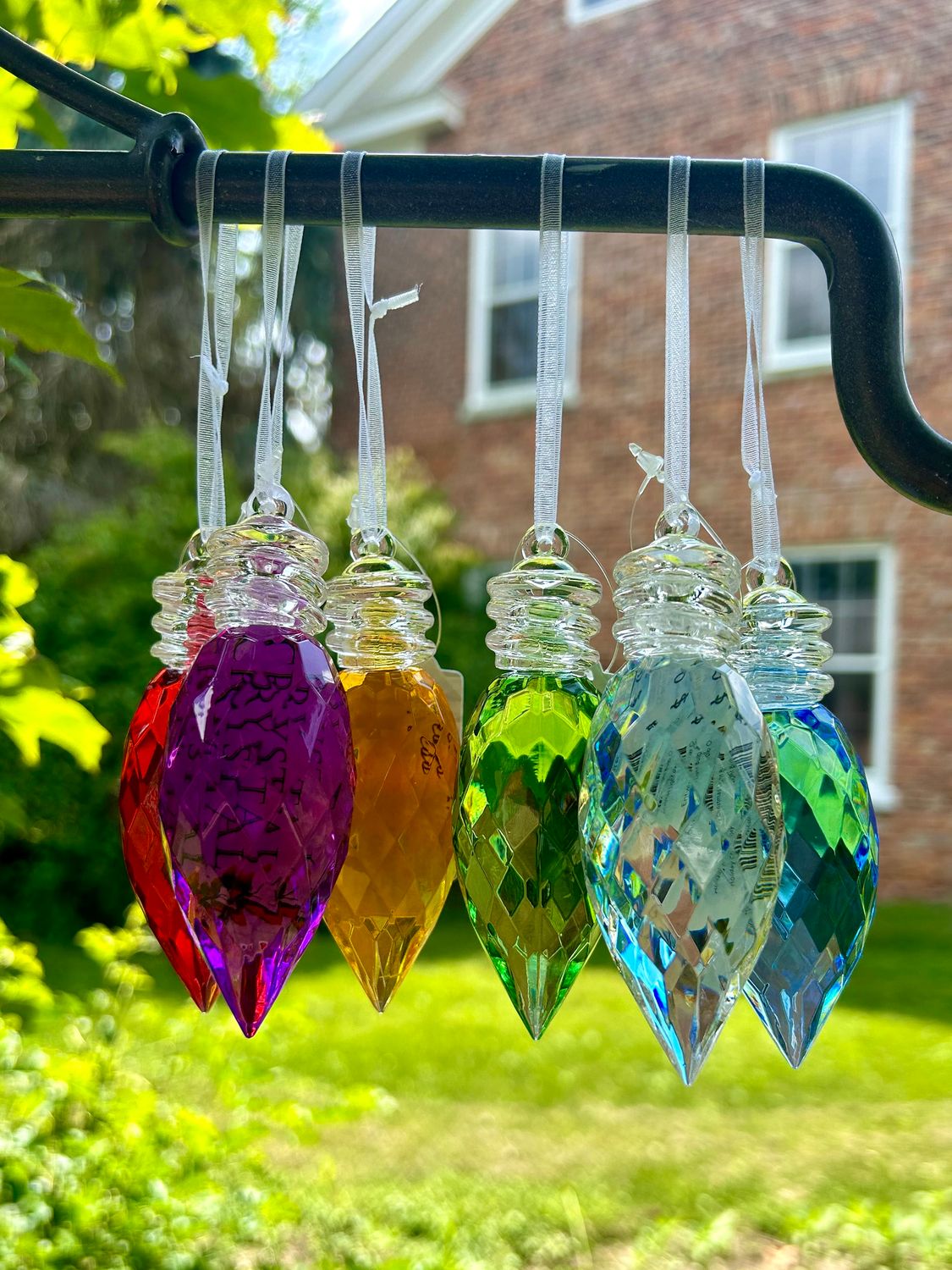 Holiday Christmas Light Bulb Ornament