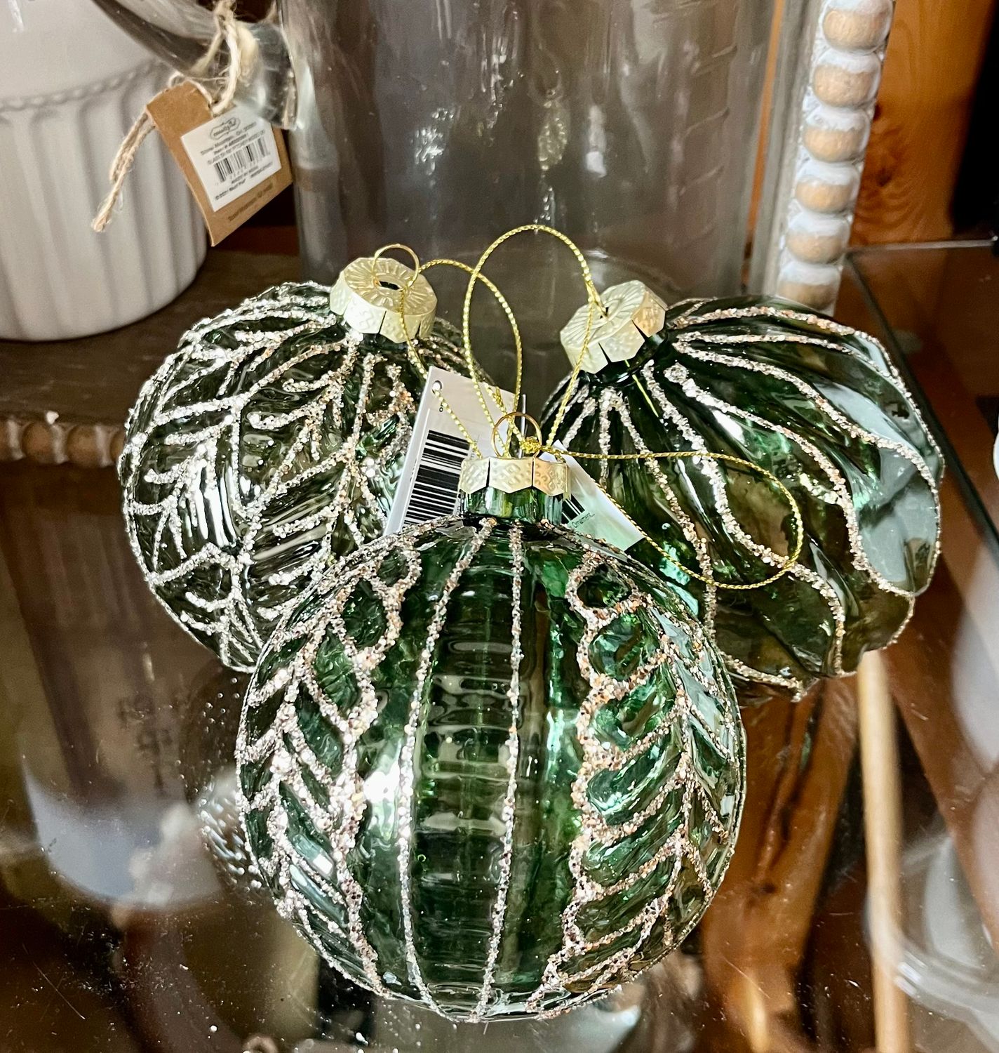 First Ball Drop Glass Ornaments