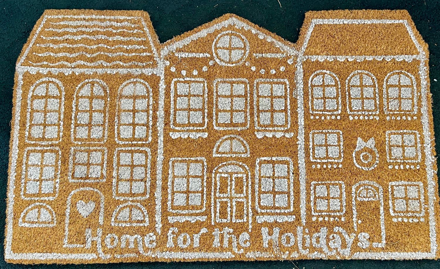 Gingerbread House Doormat