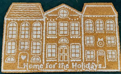 Gingerbread House Doormat