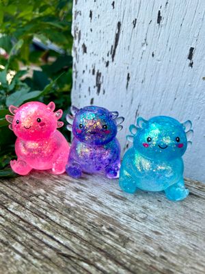 Sparkly Squishy Axolotls