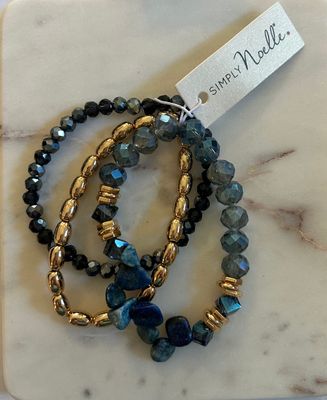 Stone 3 Set Bracelets