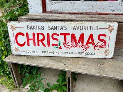 Christmas Baking Sign