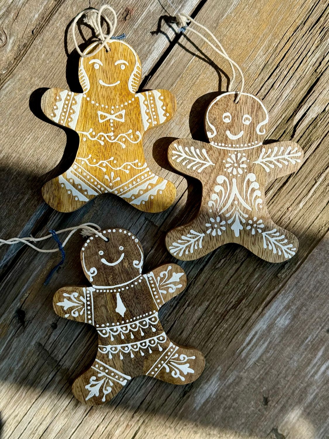 Hand Painted Gingerbread Ornament