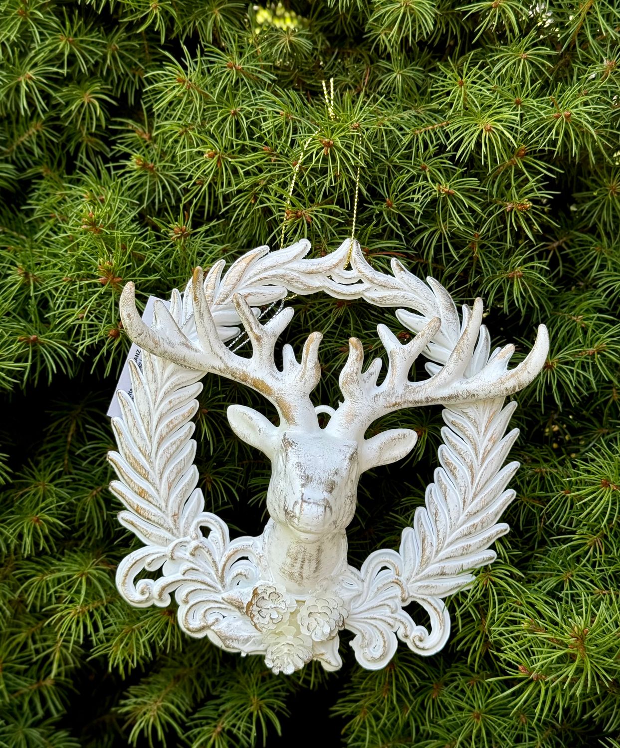 Wreath Deer Head Ornament
