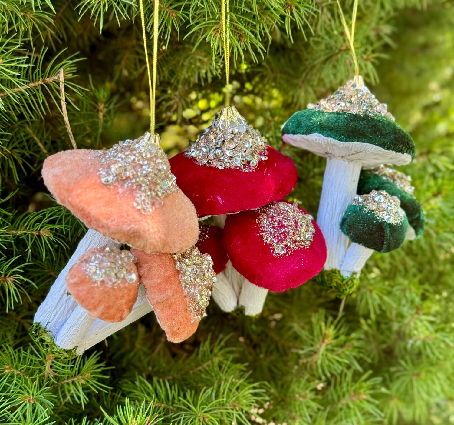 Mushroom Polyester Ornament