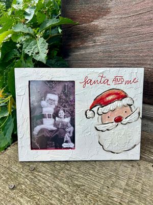 Santa and Me Printed Frame