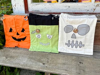 Glow-In-The-Dark Halloween Treat Bag