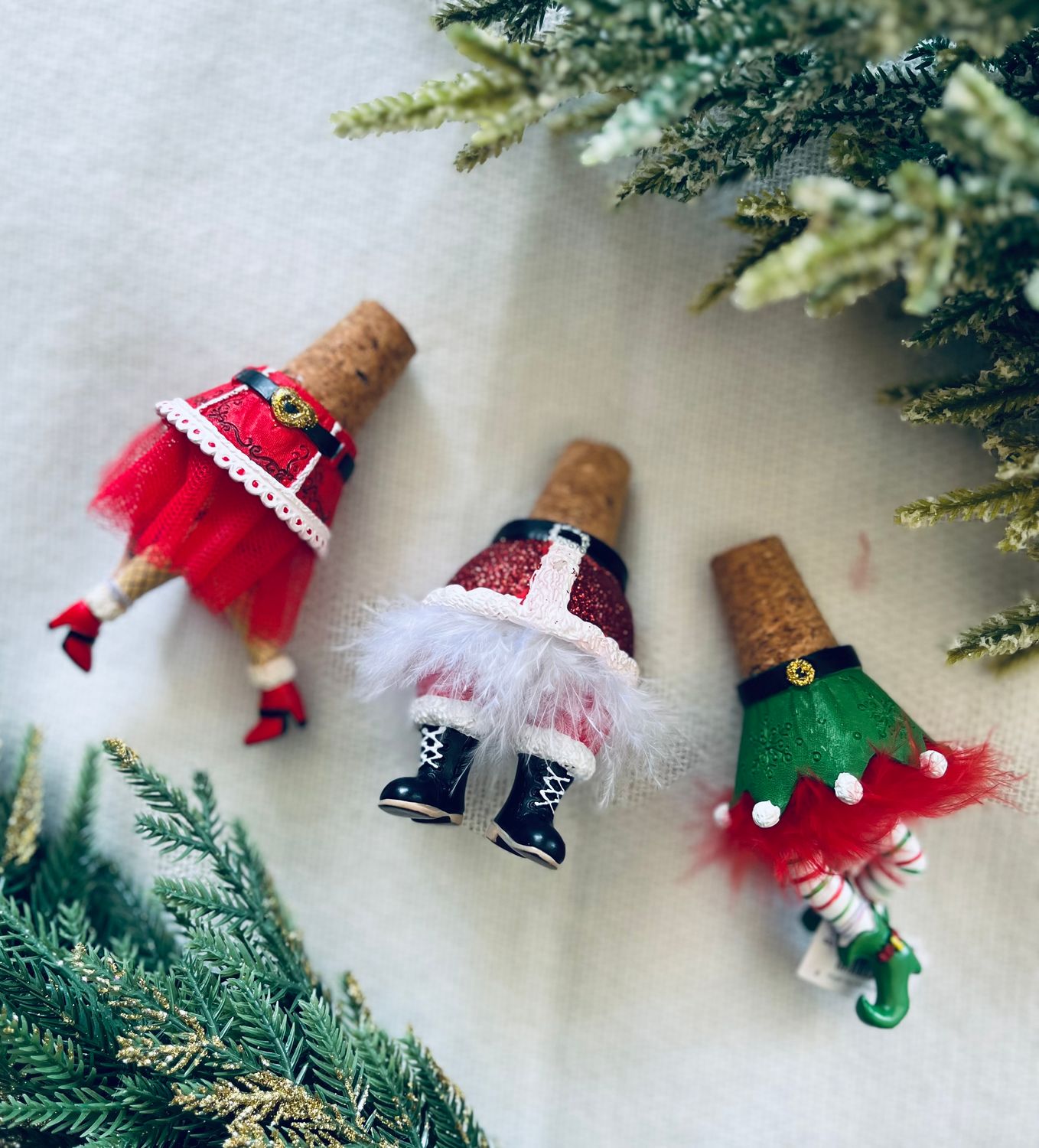Wiggle Leg Cork Wine Bottle Toppers