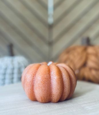 Flameless Pumpkin Candle 