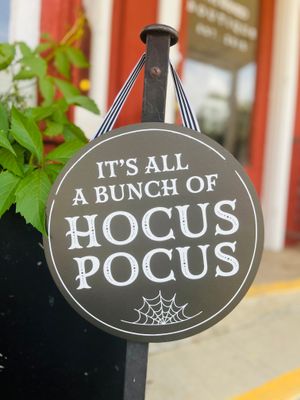 Halloween Welcome Sign 