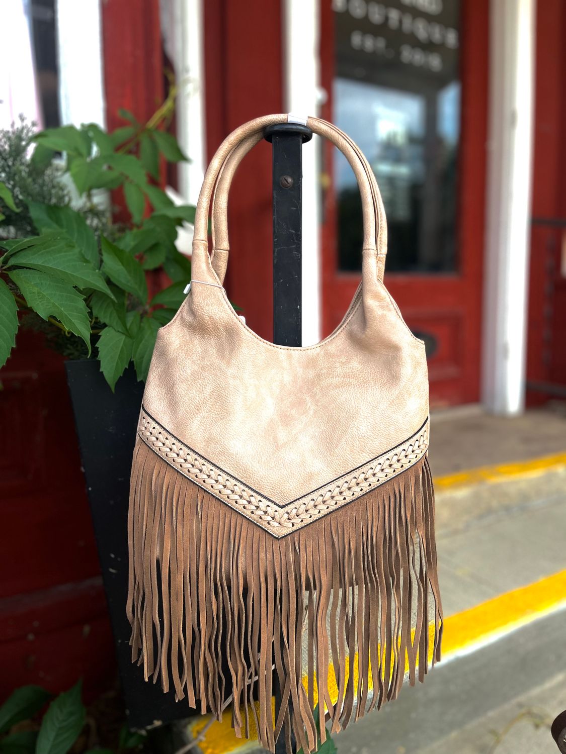 Fringe Hobo Bag