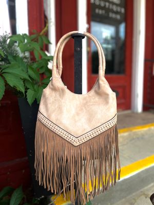 Fringe Hobo Bag