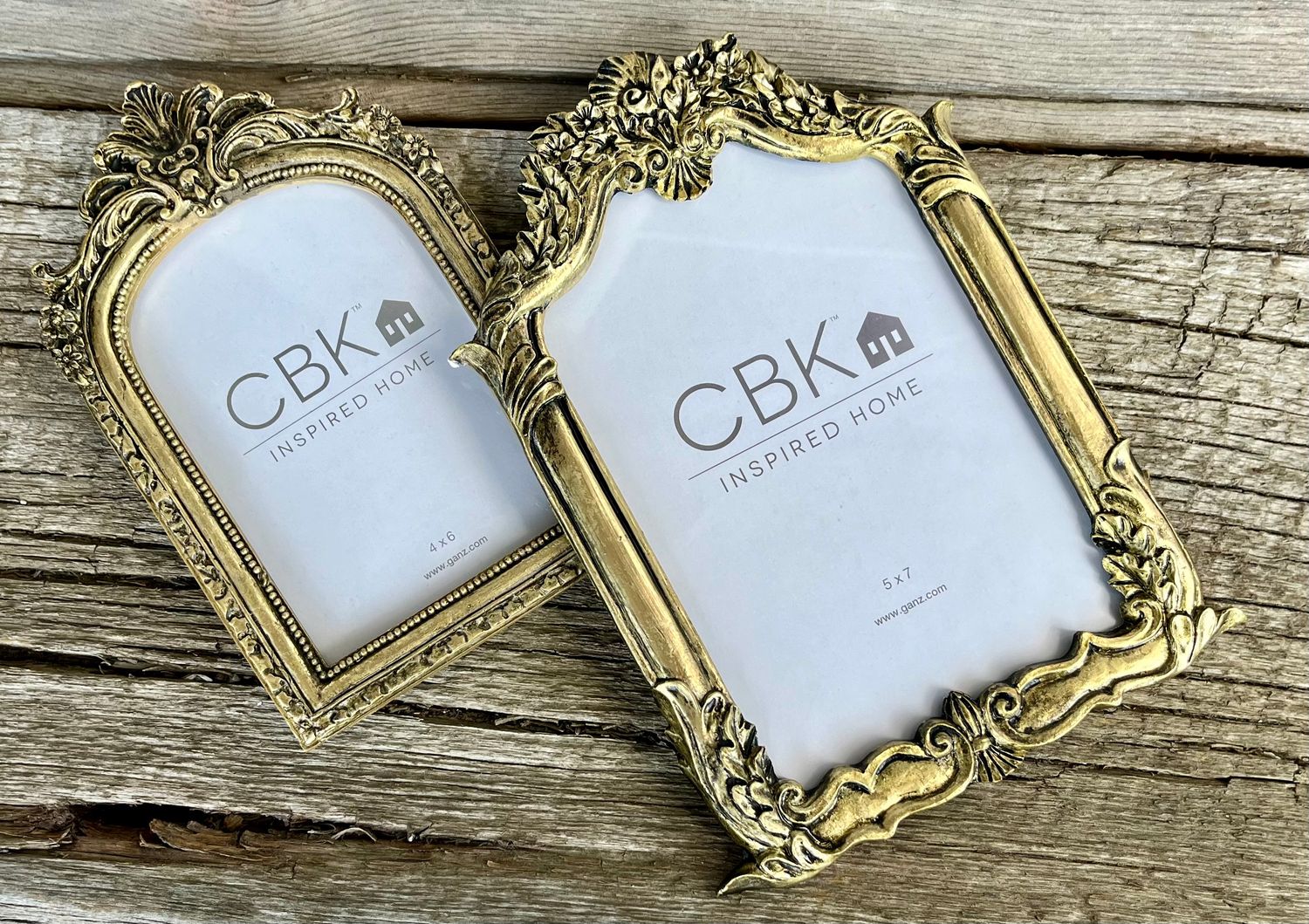 Rustic Gold Picture Frames