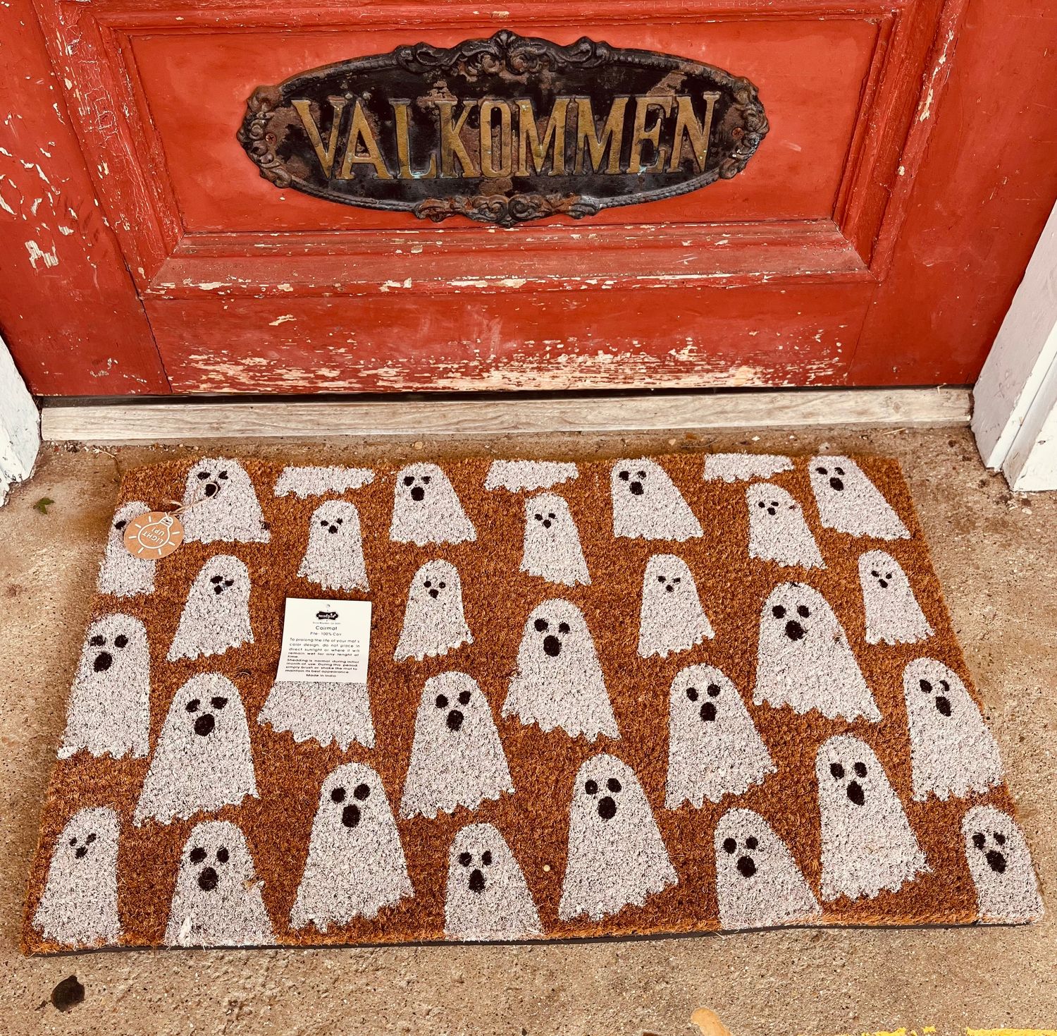 Glow Ghost Doormat 