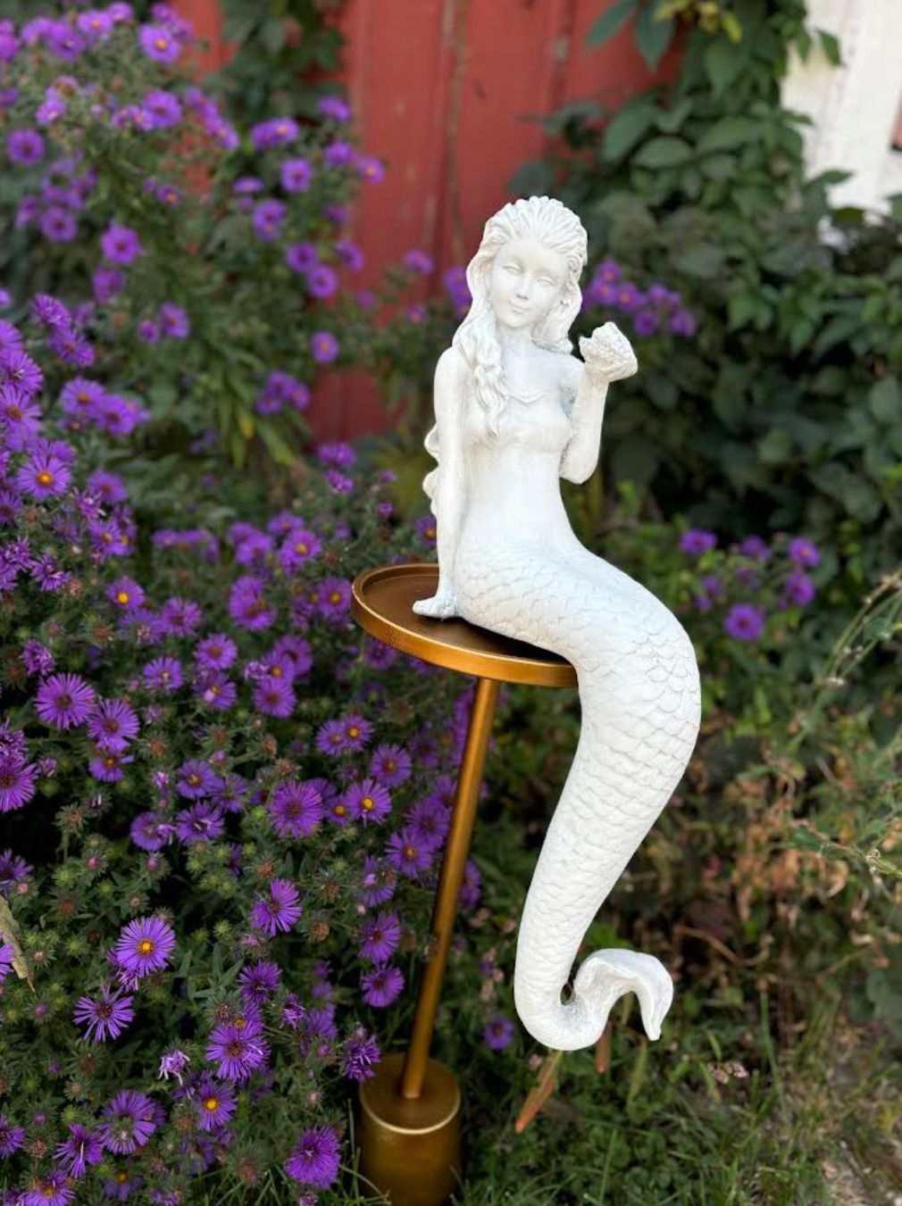 Ceramic Mermaid Shelf Sitter 