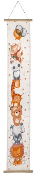 Print Kids Growth Chart Cotton 