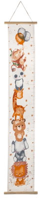 Print Kids Growth Chart Cotton 