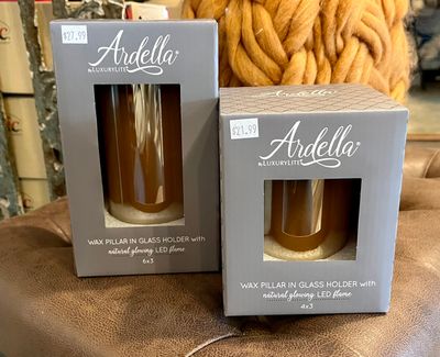 LED Wax Pillar Candles
