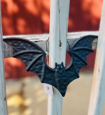 Painted Bat Wall Decor