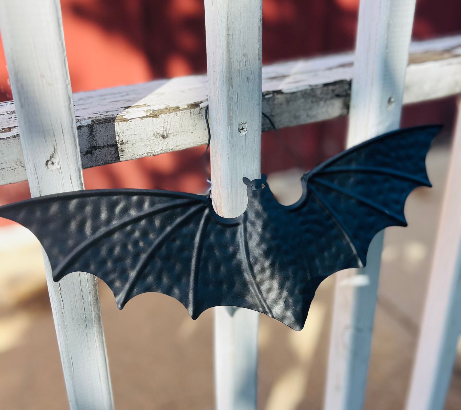 Painted Bat Wall Decor 