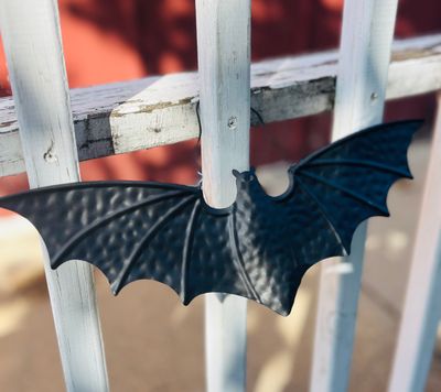 Painted Bat Wall Decor 