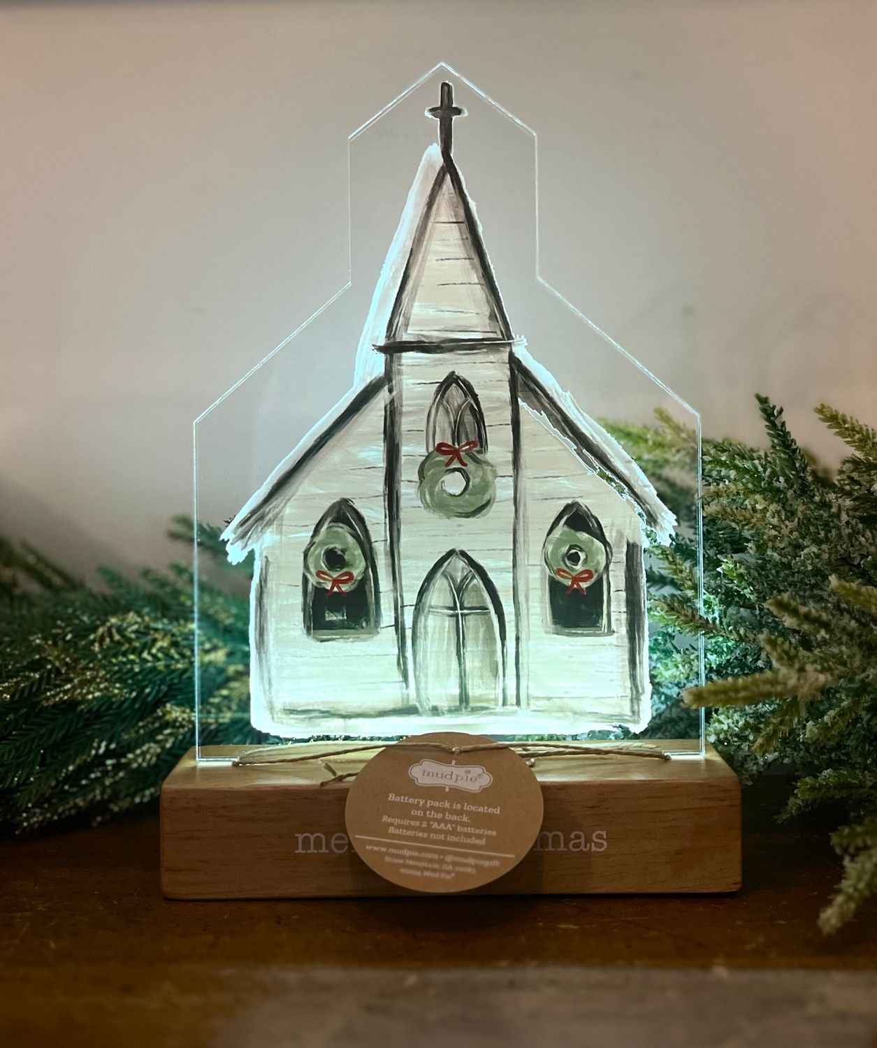 LED Acrylic Church Sitter