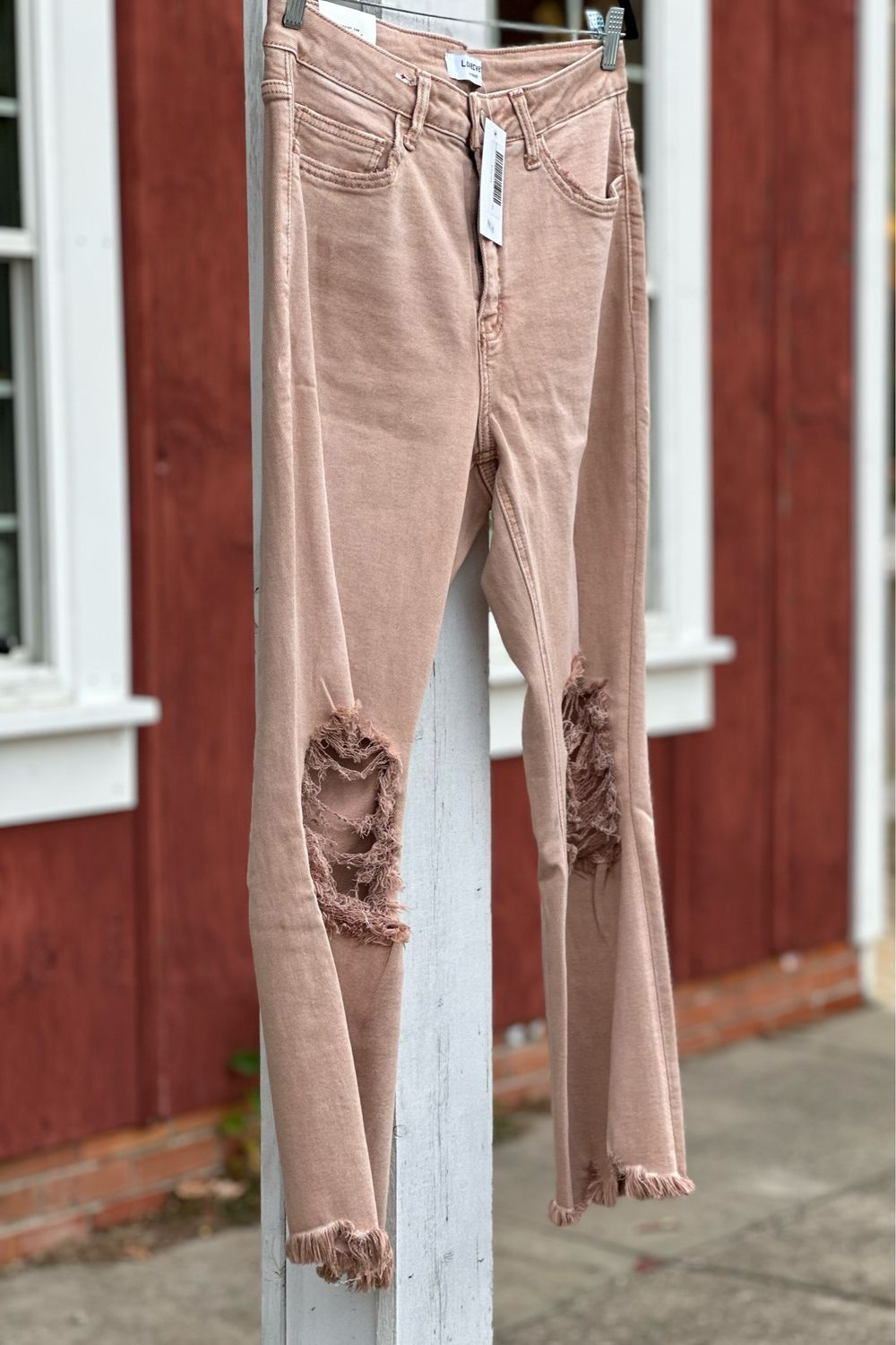 Vintage High Rise Crop Flare Jeans