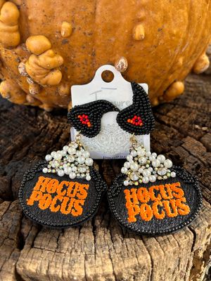 Hocus Pocus Beaded Earrings