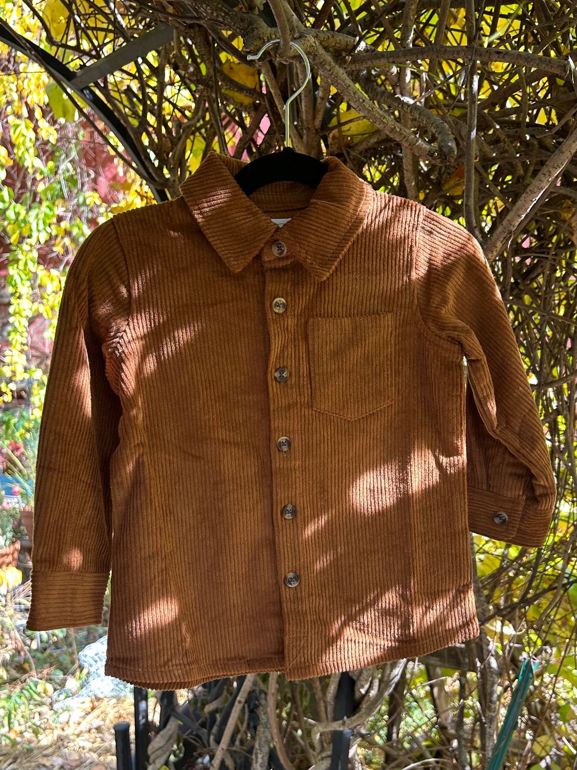 Caramel Corduroy Shacket