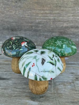 Print Holiday Mushroom