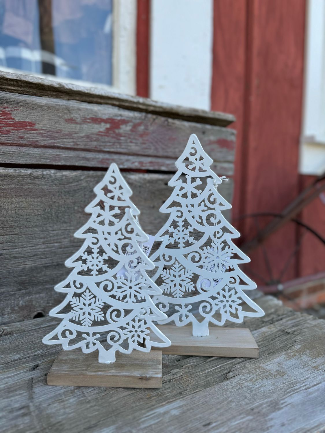Laser Cut Snowflake Tree