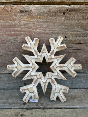 Printed Snowflake Wall Decor