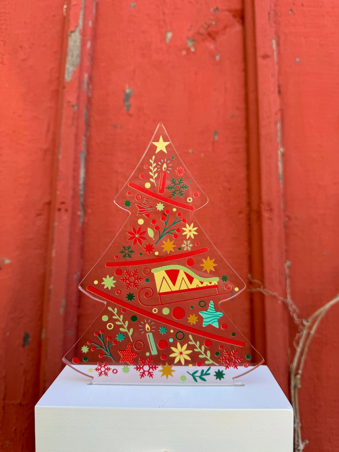 Print Light Up Tree Acrylic 