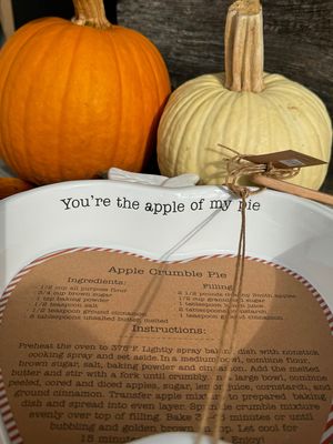 Apple Pie Recipe Baker Set