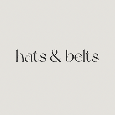 hats &amp; belts