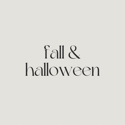 fall &amp; halloween