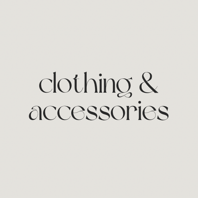 bags, clothing &amp; accessories